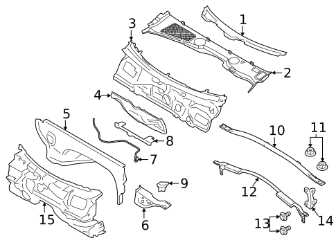 Cowl for 2020 Porsche Macan #0