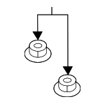 N90486204 - : Strut Support Nut for Porsche: Macan Image