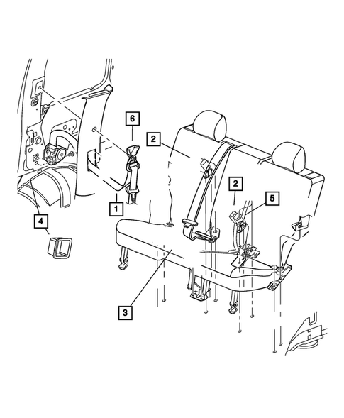 Seat Belts for 2010 Dodge Nitro #0