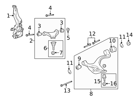 Suspension Components for 2016 Land Rover LR4 #0