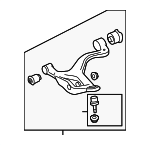 LR073369 - Suspension: Lower Control Arm for Land Rover: LR4 Image