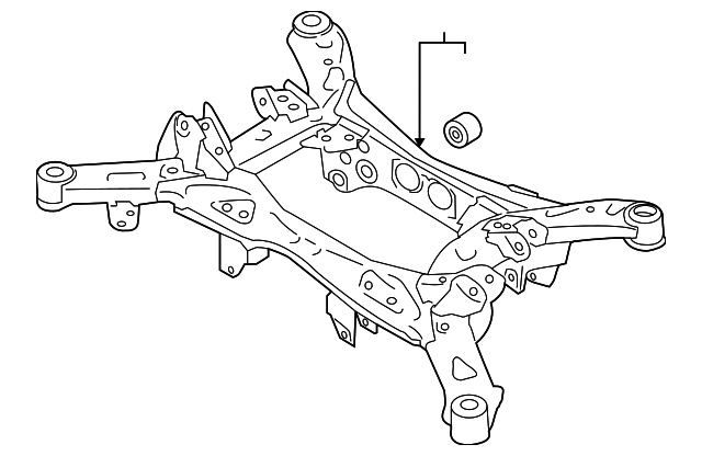 2019-2023 Subaru Crosstrek Cross-Member 20152FL051 | OEM Parts Online