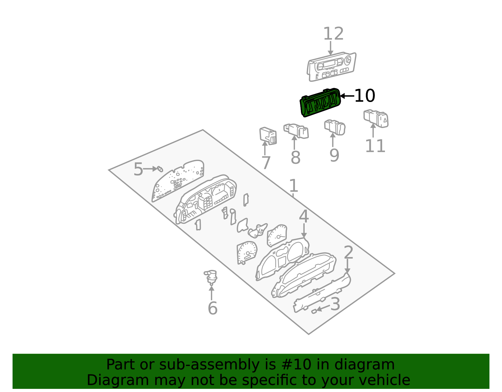 2002-2005 Hyundai Sonata Switch Panel 84841-3C000-TI | MotorMotor