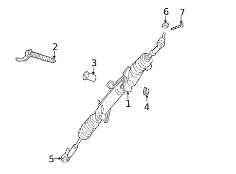 Steering Gear & Linkage for 2003 Dodge Durango #0