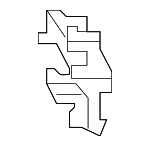 28039EZ00A - Body: Reinforced Beam Center Bracket for Nissan: TITAN, TITAN XD Image