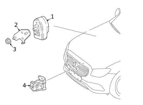 Anti-Theft Components for 2022 Mercedes-Benz CLS450 #0