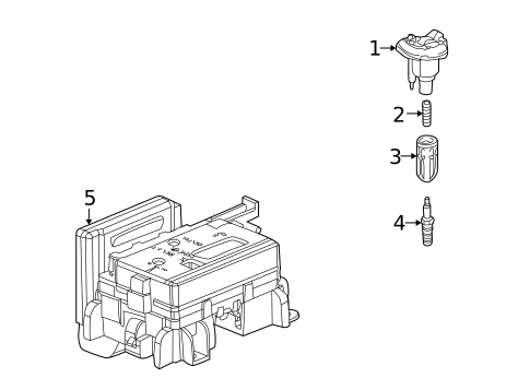 Secondary Ignition for 2005 Buick Rainier #0