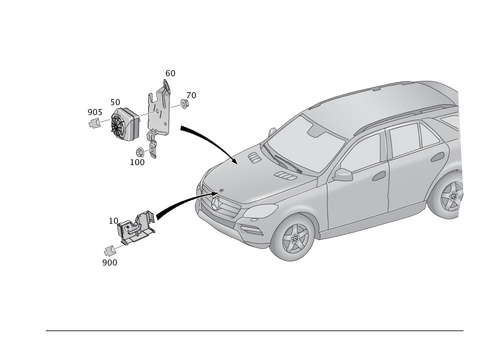Anti-Theft Alarm System for 2016 Mercedes-Benz GLE550e #0