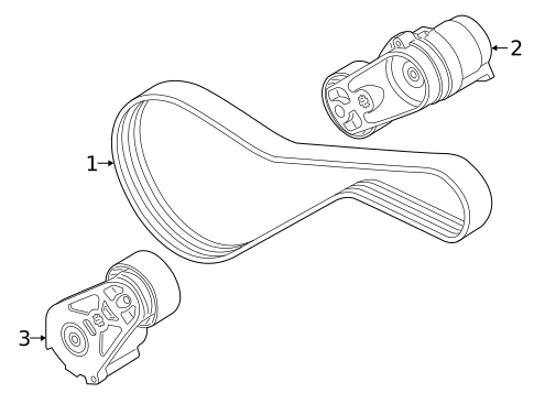 Belts & Pulleys for 2013 BMW ActiveHybrid 3 #0