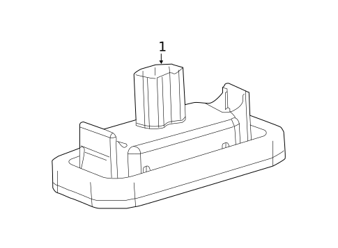 License Lamps for 2018 Lexus LS500 #0
