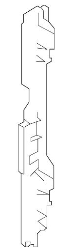 29136J0100 - Body: Air Guide for Hyundai: Accent Image