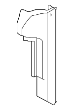 29134J0100 - Body: Air Guide for Hyundai: Accent Image