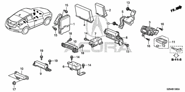 Smart Unit for 2011 Acura ZDX #0