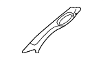 1TE74TL2AA - : A Pillar Molding, Right for Mopar Image