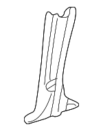 5HC65ZJ3AH - Body: Rear Pillar Trim for Dodge: Ram 1500, Ram 2500, Ram 3500 Image