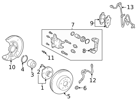 Front Brakes for 2005 Scion xB #0