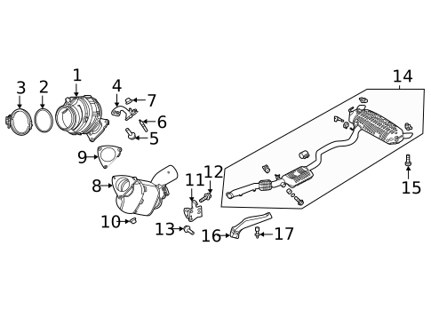 Exhaust Components for 2022 Land Rover Range Rover Velar #4