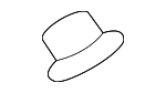 RYH500370 - Exhaust: Upper Bracket Nut for Land-Rover Image