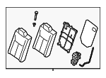 886506LM4D - Body: Seat Back Assembly for Nissan: Sentra Image