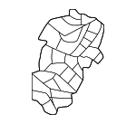 886915RB0A - Body: Lock for Nissan: Sentra Image