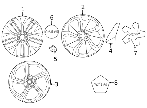 Wheels for 2023 Kia EV6 #0