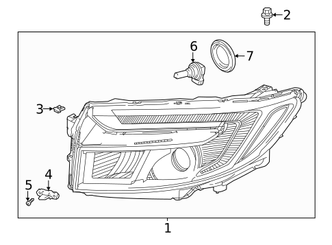 Headlamp Components for 2021 Honda Ridgeline #0