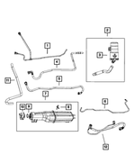 52029907AA - Emission Controls: Canister To Vapor Line Hose for Mopar Image