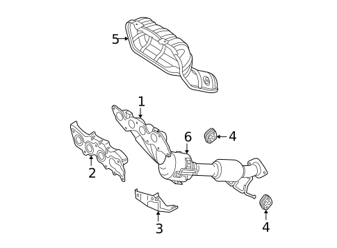 Exhaust Components for 2013 Mazda 3 #2