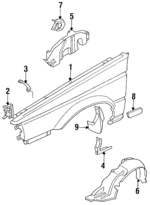 F383065Y00 - : Splash Guard for Nissan Image