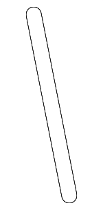 68079270AA - Body: Retaining Strip for Chrysler: 200, Sebring Image