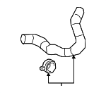 16572F2010 - Cooling System: Upper Hose for Toyota Image