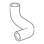 16571F2110 - Cooling System: Upper Hose for Toyota: Corolla, Corolla Cross Image