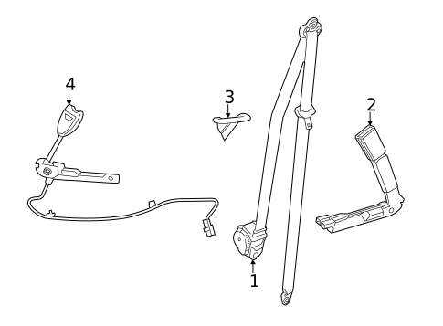 Seat Belt for 2011 Chevrolet Caprice #0