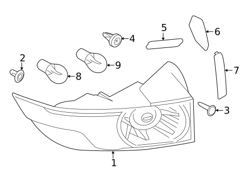 Tail Lamps for 2012 Land Rover Range Rover Evoque #0
