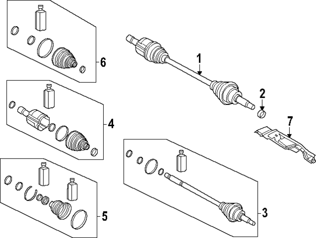 49500GG100 - : Axle Assembly for Kia Image