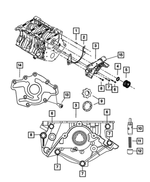 68194155AB - 3.5L Gas; Engine: Engine Oil Pump for Mopar Image