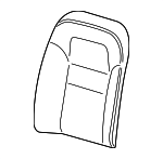 4E0881805K9C2 - : Seat Back Cover for Audi: A8 Quattro Image