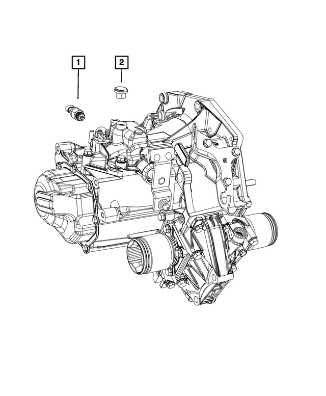 68111559AA - C514; 5-Speed; Manual Transaxle: Console Switch for Mopar Image