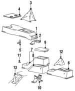 8462028100 - : Cup Holder for Hyundai: Elantra Image