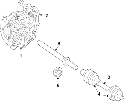 Axle Shafts & Joints for 1998 Mercedes-Benz E430 #0