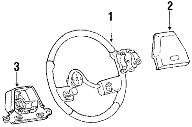 MB709910 - Steering: Steering Wheel for Mopar Image