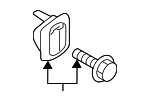 94072VA000VH - Body: Hook for Subaru Image