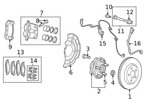 Drums & Rotors for 2022 Jeep Grand Cherokee L #0