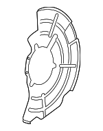 68346850AB - Brakes: Splash Shield for Jeep: Grand Cherokee, Grand Cherokee L Image