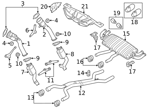 Exhaust Components for 2017 Porsche Cayenne #0