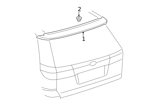 Spoiler for 2019 Toyota Sienna #0