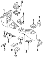 F7BZ61045A36AAA - Body: Console for Ford: Aspire Image