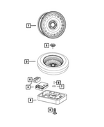6107289AA - Wheels: Hex Head Screw for Mopar Image
