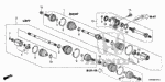 44337SNEA21 - Chassis: Ring B, Stopper for Honda Image