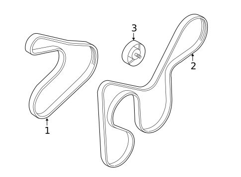 Belts & Pulleys for 2016 Hyundai Accent #0
